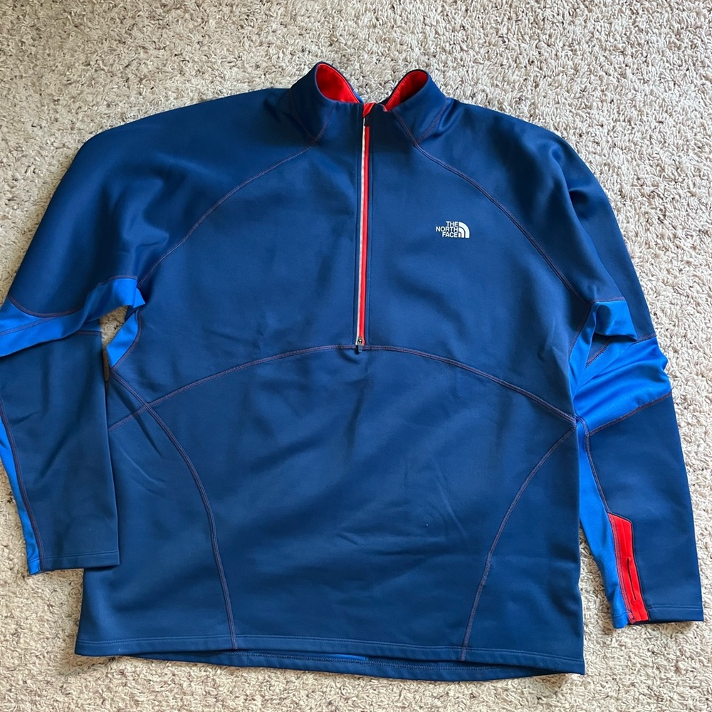 The North Face XXL Men's Navy and Red Performance Jacket